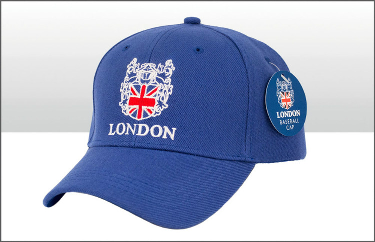 LONDON CREST BASEBALL CAP - The Souvenir Wholesaler
