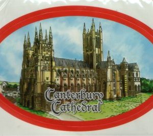 CANTERBURY DIE CUT STICKER