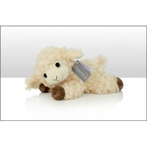 SOFT TOY LYING SHEEP 24CM