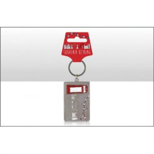 TBD Sketchy Phone Box Metal Keyring