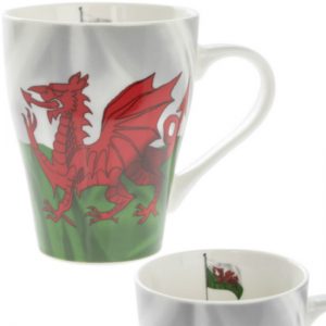 WELSH WAVY FLAG MUG