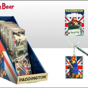 Paddington Bear Movie Union Jack Keyring
