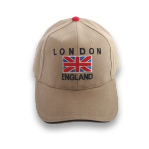 Baseball Cap London Flag England Cream