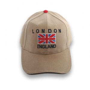 Baseball Cap London Flag England Cream