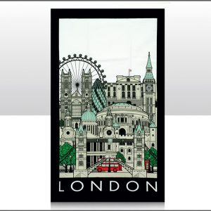 London Cityscape Tea Towel