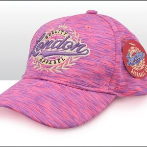 London Laurel Leaves Pink Baseball Cap