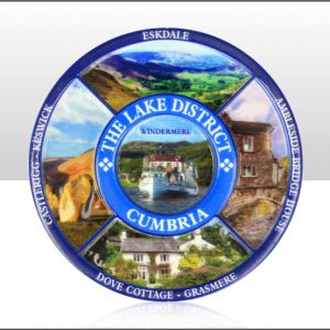 Lake District Circle Resin Printed Magnet