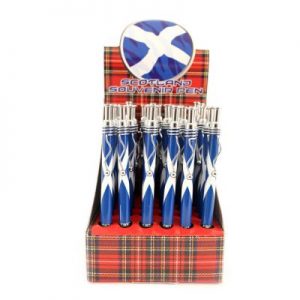 SCOTTISH SILVER TOP PEN