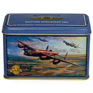 Lancaster Bomber 40 Teabag Tin