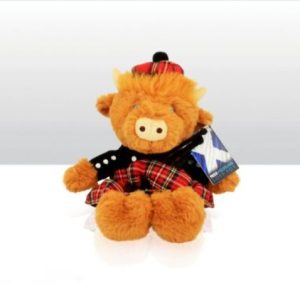 Soft Toy Highland Cow 15cm