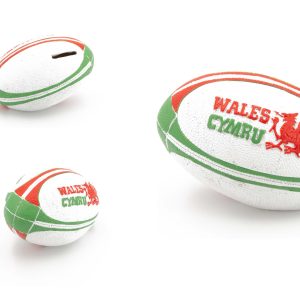 WALES RESIN RUGBY BALL MONEY BOX
