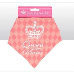 Queen in the Making Baby Dribble Bib