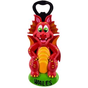 WALES RED DRAGON COMIC BOTTLE OPENER