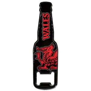 WALES BOTTLE SHAPE MAG/BOP BLACK DRAGON