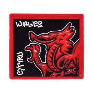 WALES BLACK DRAGON CERAMIC MAGNET