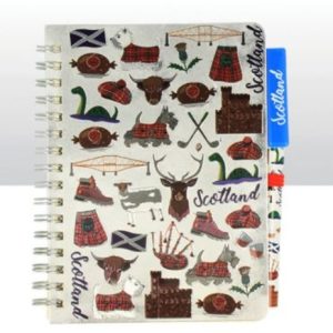 Scotland Icons Notepad & Pen Set