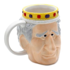 KING CHARLES HEAD MUG