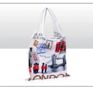 London Collage Shopping Bag