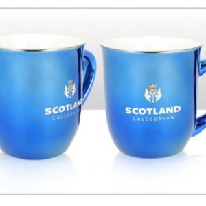 Scotland Blue Metallic Mug