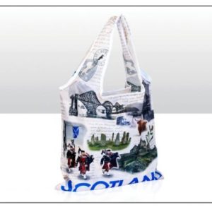 Scotland Collage Fold Up Shopping Bag