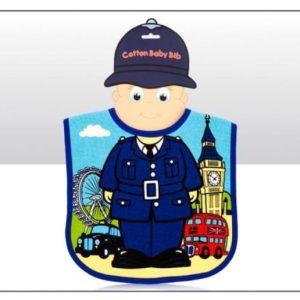 Policeman Baby Bib