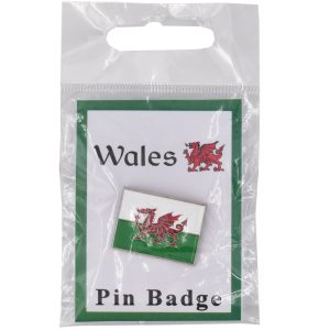 WELSH FLAG PIN BADGE