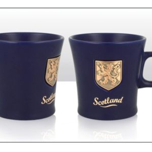 Scotland Metal Shield Ceramic Mug