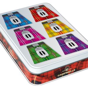 Colourful Kilts Shortbread Tin