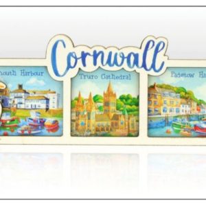 Cornwall Blue Wooden Layered Magnet