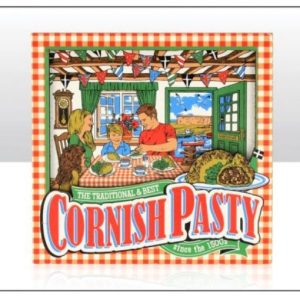 Cornish Pasty Wooden Layered Magnet