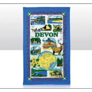 Devon Blue Tea Towel