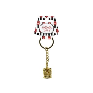 Gilt Crown Keyring