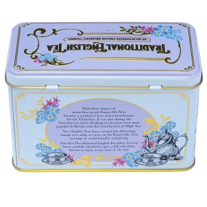 40 Teabag Tin – Decaff – Powder Blue