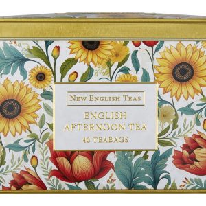 40 Teabag Tin – English Afternoon – Sunflowers