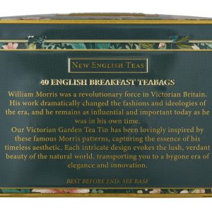 40 Teabag Tin – English Breakfast – Victorian Garden