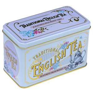 40 Teabag Tin – Decaff – Powder Blue