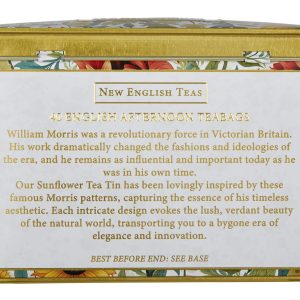 40 Teabag Tin – English Afternoon – Sunflowers
