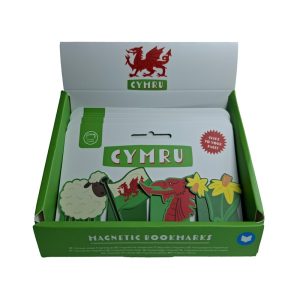 Welsh Dragon Wales (Cymru) Magnetic Bookmark Set