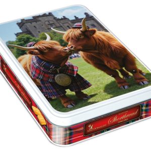 200g Cows Kissing Below the Castle Tin (Shortbread Fingers)