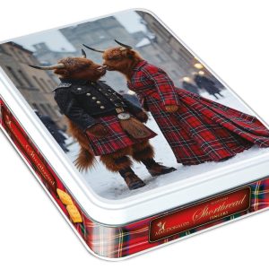 200g Cows Kissing in Snow Tin (Shortbread Fingers)