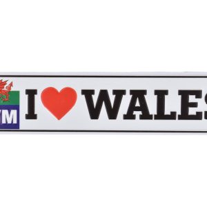WALES NUMBER PLATE MAGNET