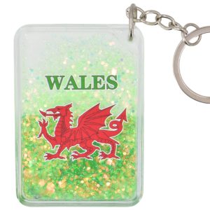WALES DRAGON ACRYLIC KEYRING