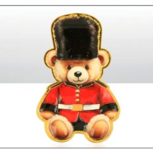 British Bears Guardsman Epoxy Gold Metal Magnet