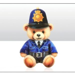 British Bears Policeman Printed Resin Magnet