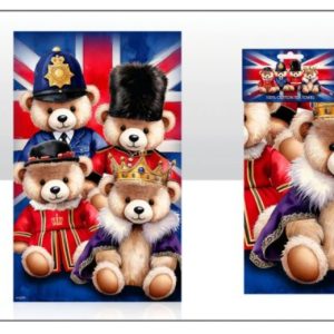British Bears Tea Towel