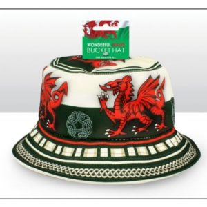 Wales Celtic Dragon Green Bucket Hat