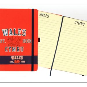 Wales Varsity A5 PU Notebook