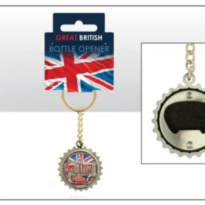 London UJ Skyline Metal Bottle Opener Keyring