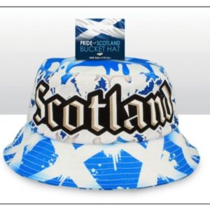 Scotland Blue & White Thistle Bucket Hat