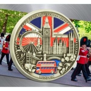 London UJ Skyline 3D Cast UV Printed Magnet